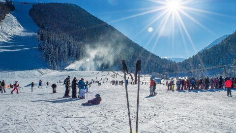 Bansko z vrcholu až do údolí