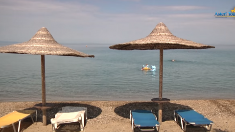 Chalkidiki letovisko Neos Marmaras - pláž Paradiso